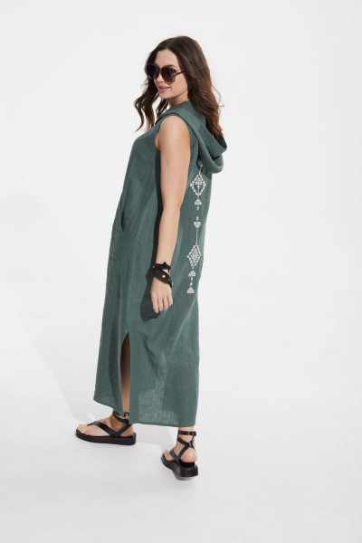 Платье MALI 422-006 малахит - фото 8