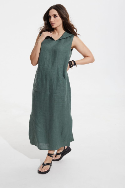 Платье MALI 422-006 малахит - фото 3