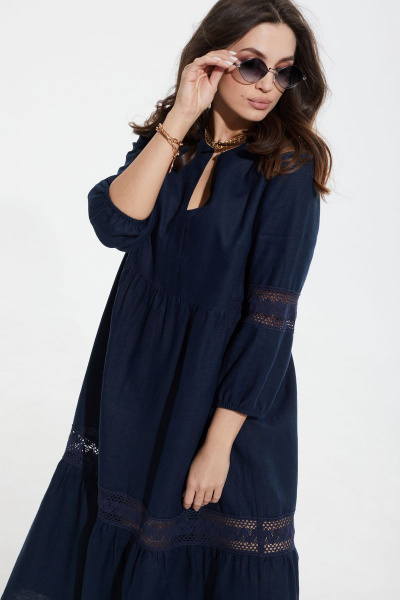 Платье MALI 422-026 синий - фото 6