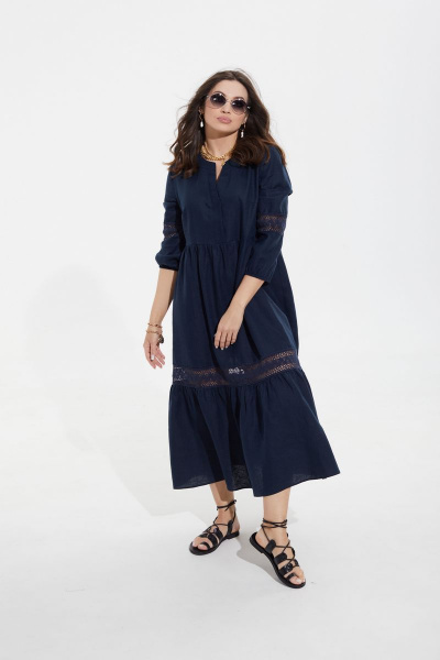 Платье MALI 422-026 синий - фото 2