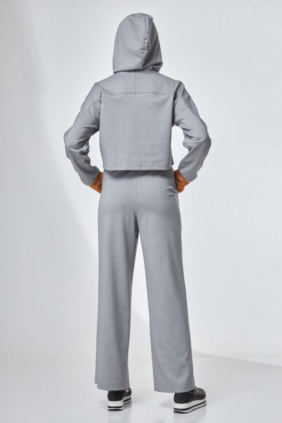 Спортивный костюм из трикотажа: худи и брюки с карманами Angelina & Сompany 694 - фото 2