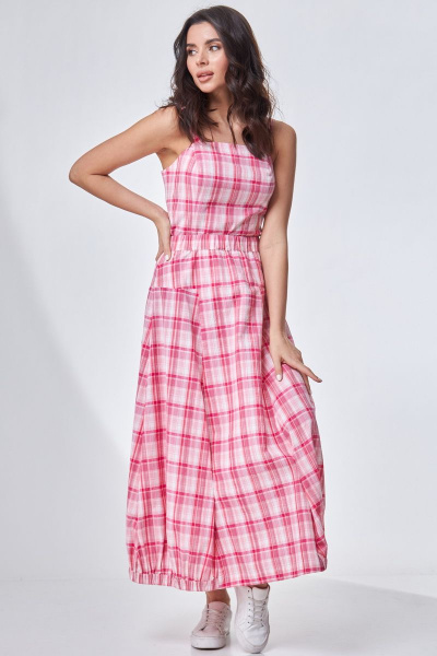 Летний комплект топ и юбка свободного силуэта Angelina & Сompany 714 - фото 2