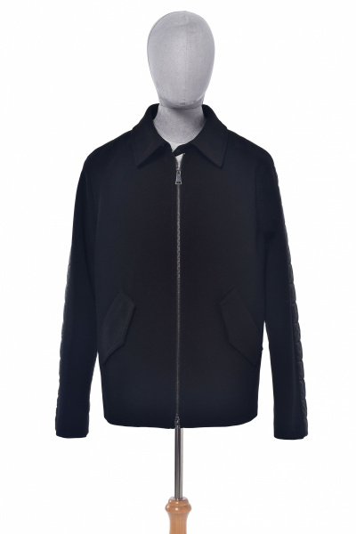 Пальто черное из пальтовой ткани для демисезона Elema 6М-11816-1-176 чёрный - фото 1