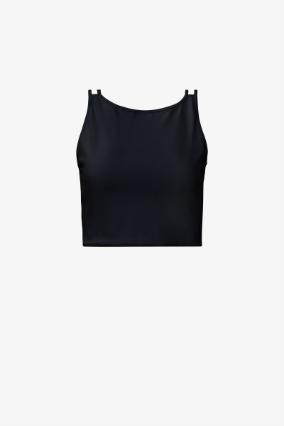 Топ из текстиля для лета Elema 2К-11731-1-164 чёрный - фото 2