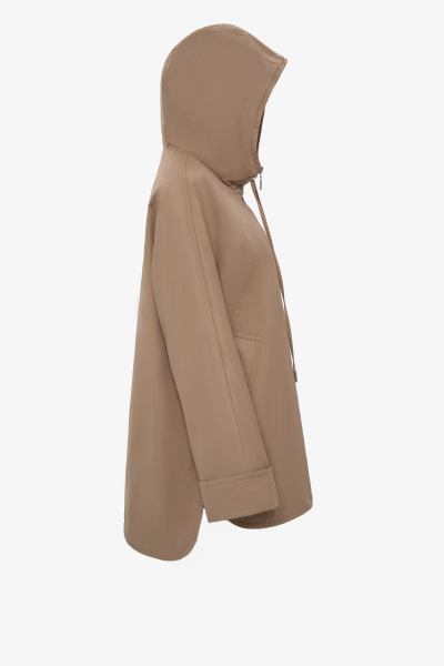 Демисезонная бежевый куртка из текстиля Elema 3-11795-1-170 верблюд - фото 2