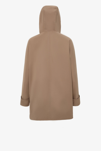 Демисезонная бежевый куртка из текстиля Elema 3-11795-1-170 верблюд - фото 3