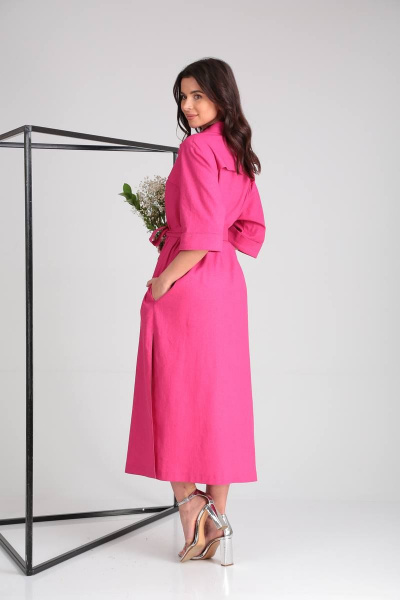 Платье TVIN 4042 фуксия - фото 8
