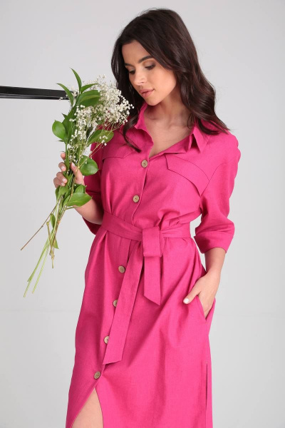 Платье TVIN 4042 фуксия - фото 7