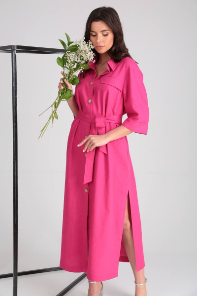 Платье TVIN 4042 фуксия - фото 5