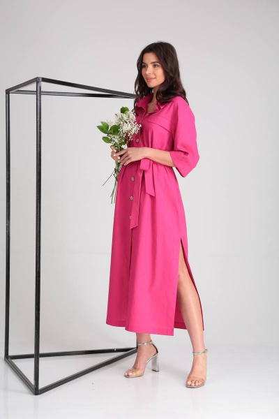 Платье TVIN 4042 фуксия - фото 3