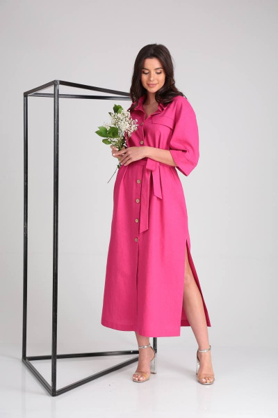 Платье TVIN 4042 фуксия - фото 2