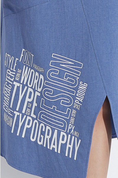 Платье Lissana 4505 джинс - фото 5