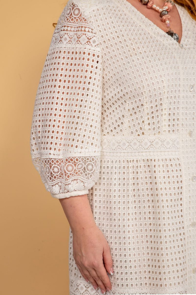 Платье Aira Style 905 молоко - фото 2