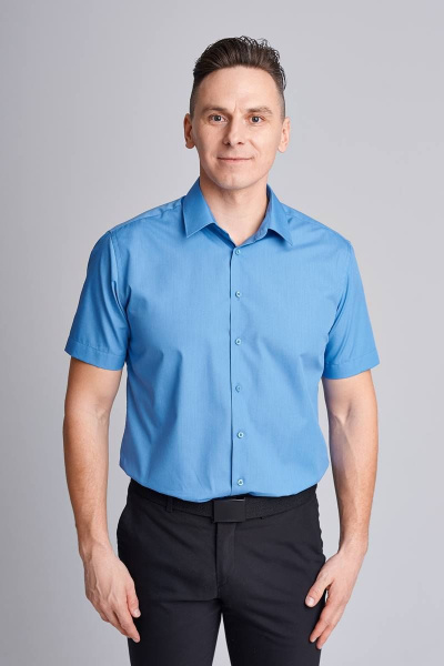 Рубашка Nadex 01-048021/204_182-188 светло-джинсовый - фото 3