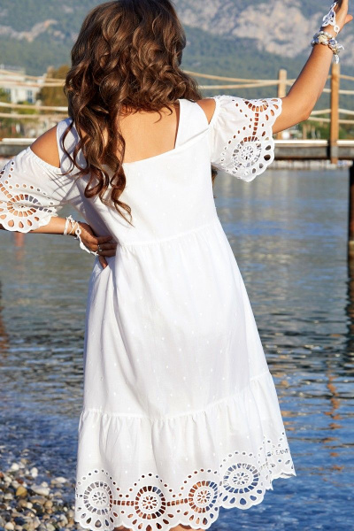 Платье Vittoria Queen 15193 белый - фото 3