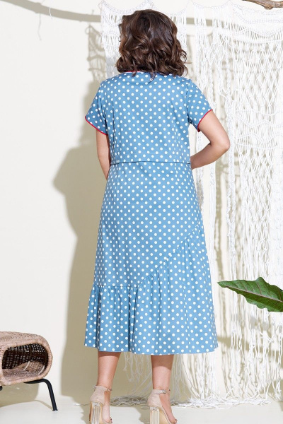 Платье Vittoria Queen 16013 горох - фото 3