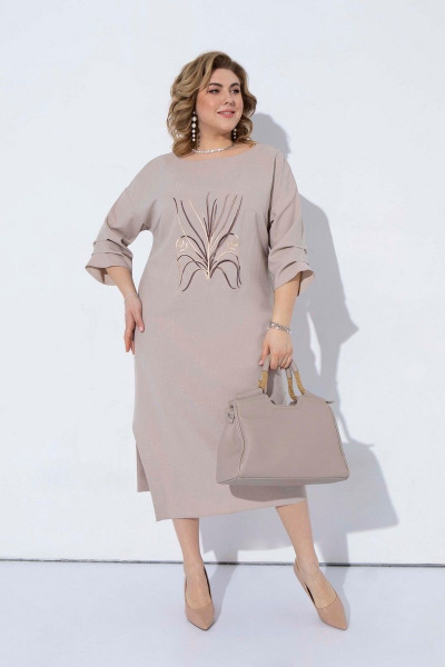 Платье Pretty 2212 капучино - фото 1