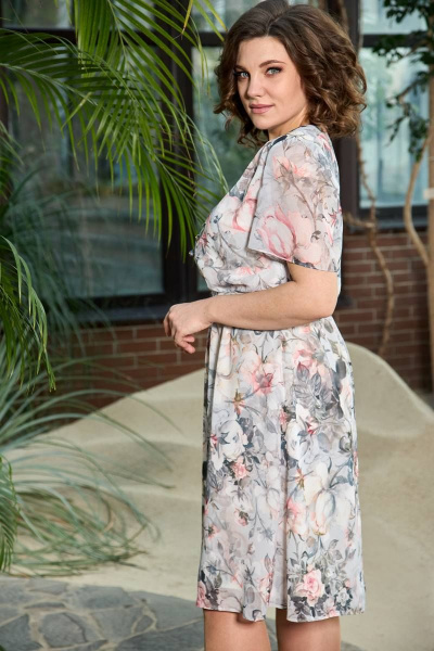 Платье Moda Versal П2386 молочный - фото 8