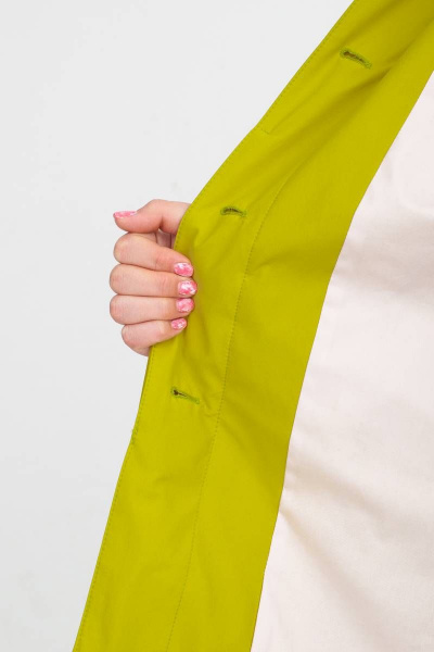 Куртка демисезонная из плащевой ткани прямого силуэта Bugalux 191 164-яблоко - фото 4