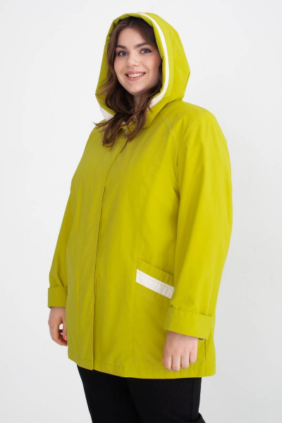 Куртка демисезонная из плащевой ткани прямого силуэта Bugalux 191 164-яблоко - фото 6