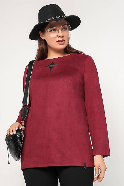 Джемпер La rouge 3197 бордо - фото 1