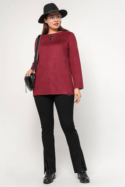Джемпер La rouge 3197 бордо - фото 2