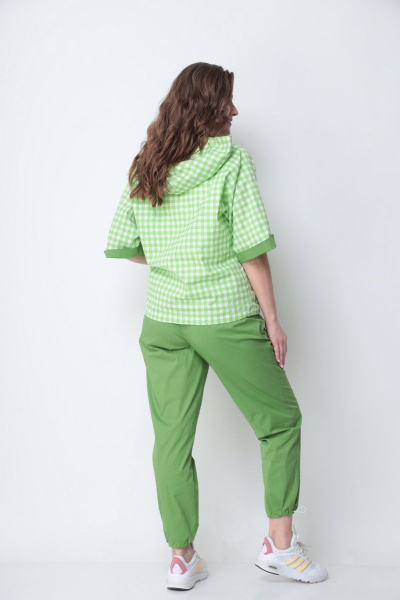 Брюки, жакет Michel chic 1295 зеленый - фото 7