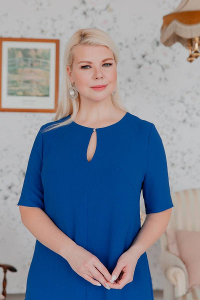 Платье ASV 2521 синий - фото 3