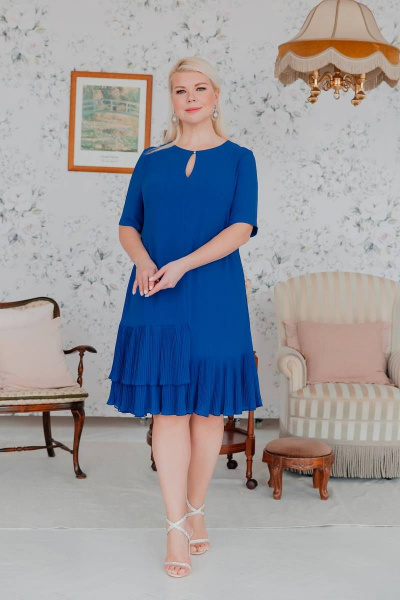 Платье ASV 2521 синий - фото 7