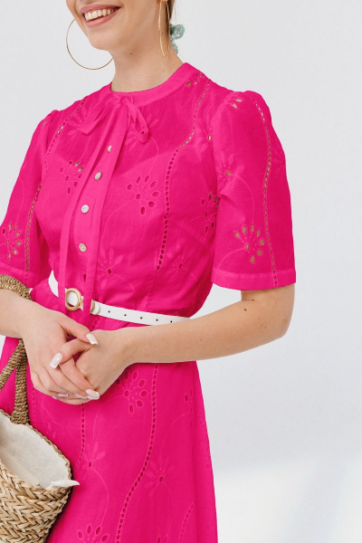 Платье ELLETTO 1895 фуксия - фото 3