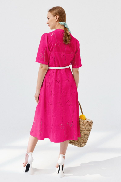 Платье ELLETTO 1895 фуксия - фото 2
