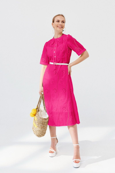 Платье ELLETTO 1895 фуксия - фото 1