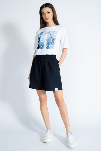 Футболка из хлопка с золотым эффектом и длинным рукавом Kivviwear 4026.45 - фото 8