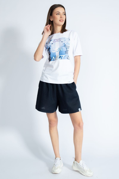 Футболка из хлопка с золотым эффектом и длинным рукавом Kivviwear 4026.45 - фото 5