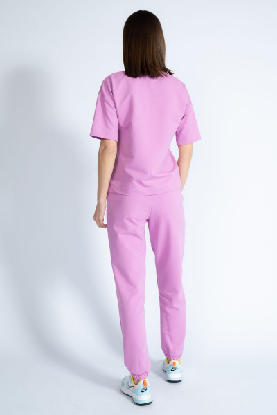 Джемпер из френч терри со спущенным рукавом и отделкой Kivviwear 4036.11 - фото 9