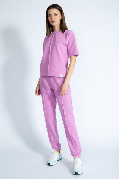 Костюм джемпер и брюки из трикотажа с хлопком для круглогодичного ношения Kivviwear 40364037.11 - фото 5