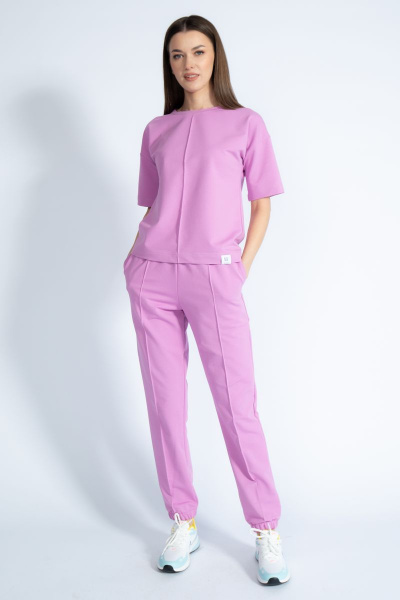 Костюм джемпер и брюки из трикотажа с хлопком для круглогодичного ношения Kivviwear 40364037.11 - фото 2