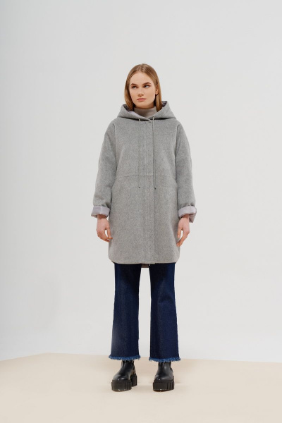 Пальто демисезонное на каждый день из пальтовой ткани BURVIN 8163-66 - фото 2