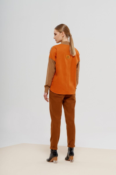 Брюки на каждый день из хлопка, демисезонные BURVIN 8268-11 - фото 2