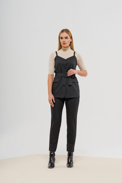 Жилет и пояс из вискозы и текстиля на каждый день BURVIN 8315-76 - фото 1