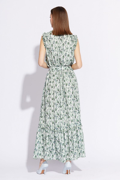 Платье EOLA 2237 молочный+рисунок - фото 4