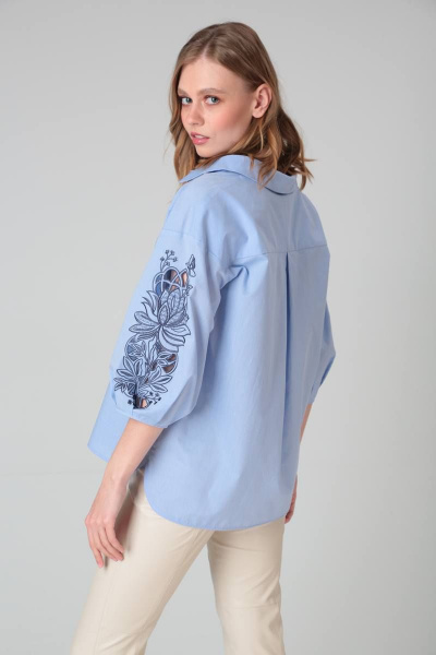 Блуза SandyNa 130431В голубой - фото 2