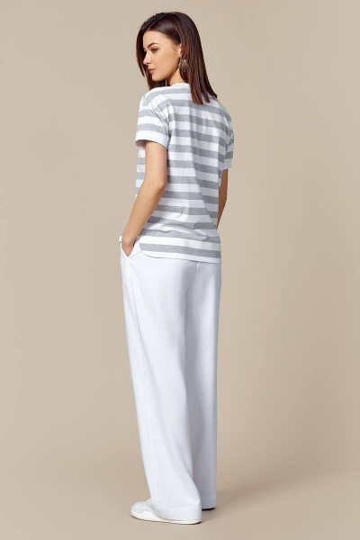 Джемпер Kaloris 1897 серый - фото 3