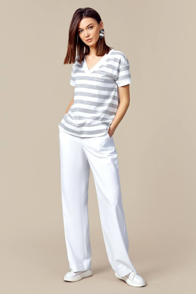 Джемпер Kaloris 1897 серый - фото 2