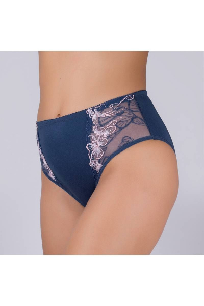 Трусы слип из эластичного полотна и вышивкой Verally 1108-1 беатрис - фото 3