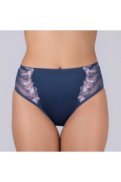 Трусы слип из эластичного полотна и вышивкой Verally 1108-1 беатрис - фото 1