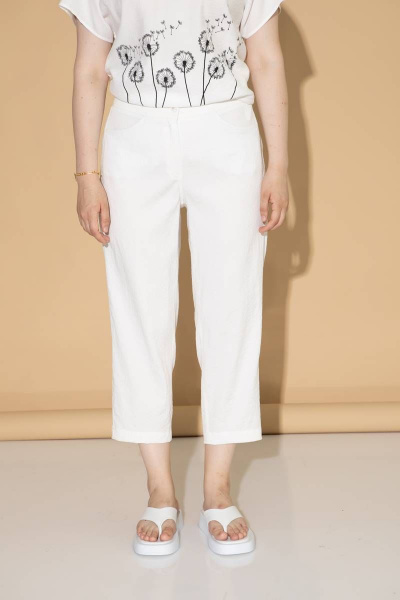 Легкие капри из вискозы с разрезами Femme & Devur 9892 1.2BF(170) - фото 1