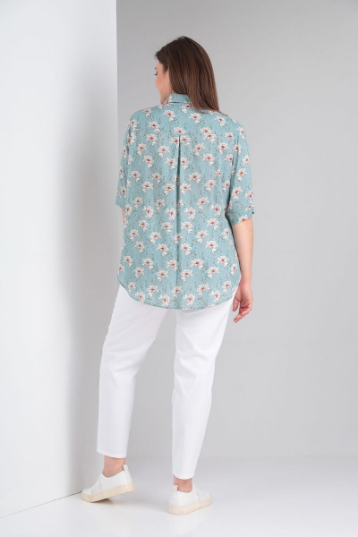 Блуза, брюки Диомант 1783 мята - фото 5