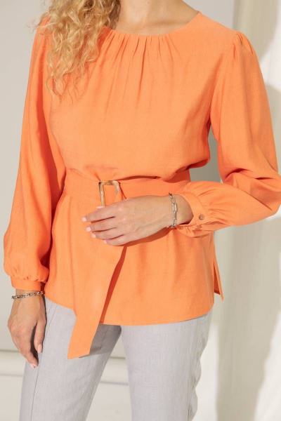 Блуза демисезонная хлопковая на каждый день Femme & Devur 70828 1.9F(170) - фото 4