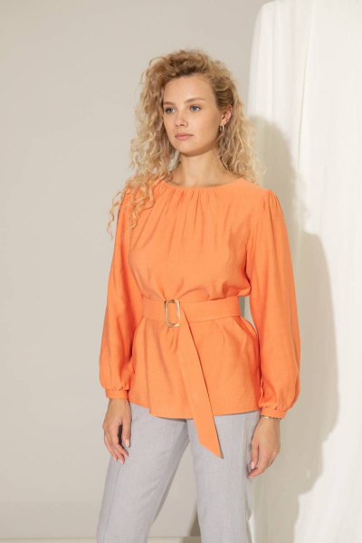 Блуза демисезонная хлопковая на каждый день Femme & Devur 70828 1.9F(170) - фото 1